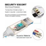 iPhone krovimo laidas sidabrinis