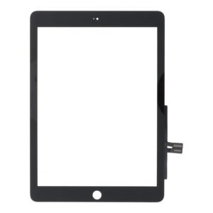 Lietimui jautrus stikliukas su home skirtas iPad 2018 9.7 6th gen - be HOME - Juodas - HQ