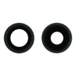 Galinės kameros stikliukas su rėmu skirtas Apple iPhone 11 - Juodas