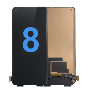 Ekranas skirtas Oneplus 8 - Juodas - Originalus (restauruotas)