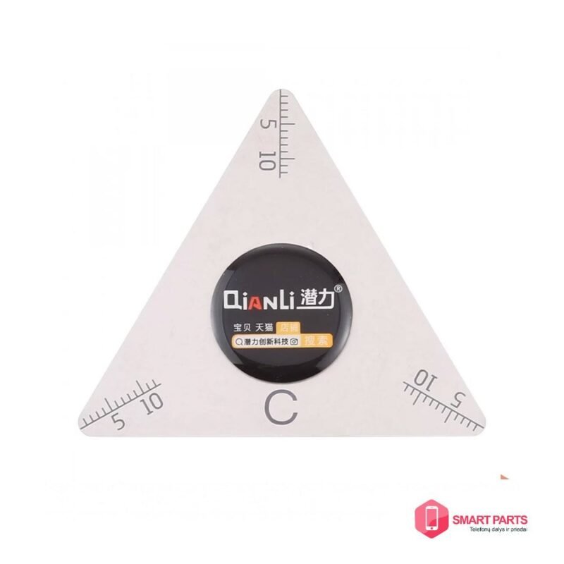 Metalinis trikampinis ardymo įrankis 0.1mm