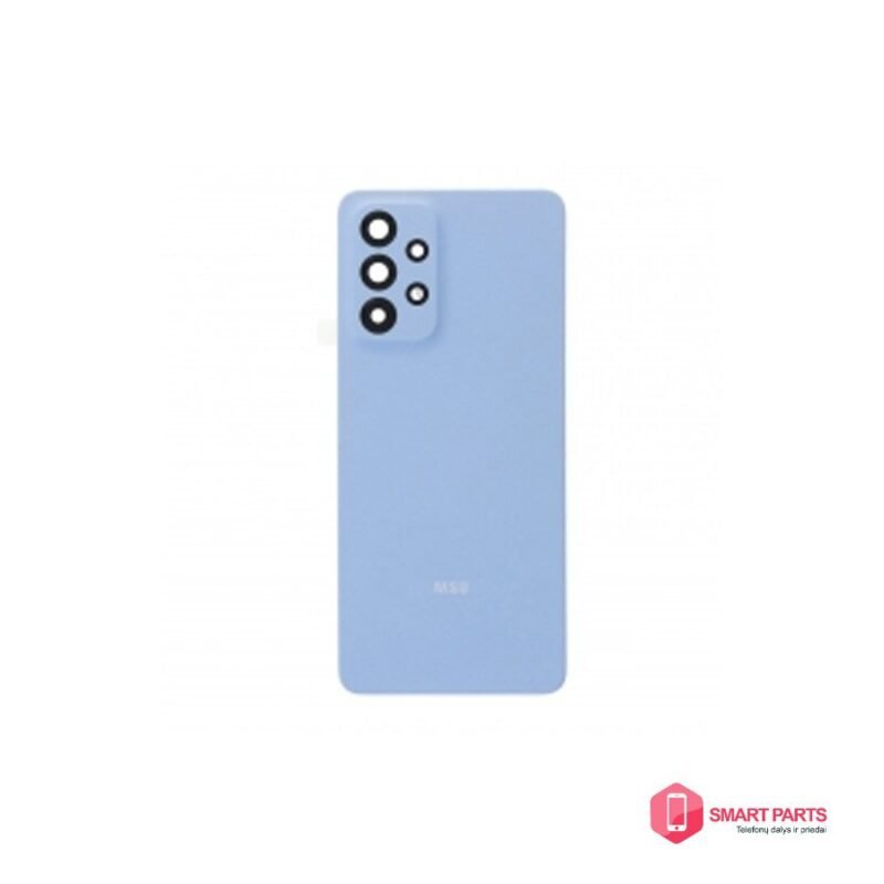 Samsung A33 galinis baterijos dangtelis stiklas OEM melynas