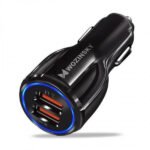 Automobilinis įkroviklis Wozinsky WCC-02 Quick Charge (2xUSB 3A)