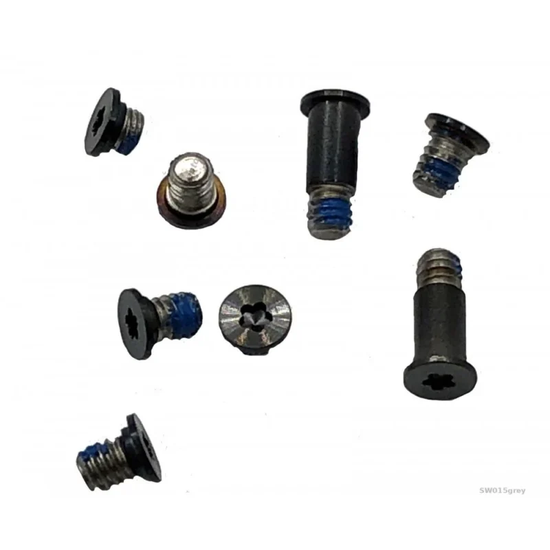 Apatinio korpuso varžtai skirti MacBook Retina 12,6 A1534 - 8vnt - Gray