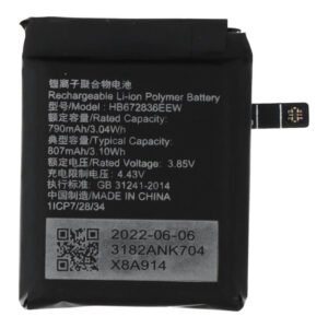 Huawei Watch 3 Pro 48mm baterija akumuliatorius HB672836EEW 807mAh