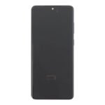 Ekranas skirtas Samsung S20 Plus, Samsung S20+ 5G su rėmu (HQ) - Juodas