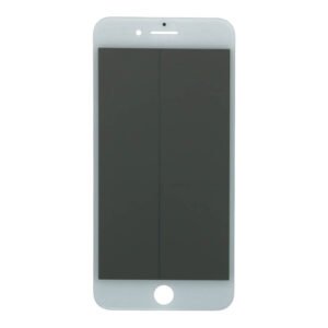 Ekrano stikliukas skirtas iPhone 7 Plus (Stiklas + OCA + Rėmas + Polerizuota juosta) - Baltas