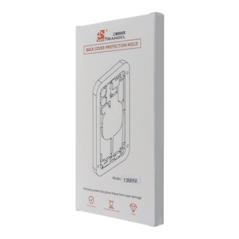 Galinio dangtelio stiklo apsaugos forma lazeriui iPhone 13 Mini