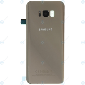 Galinis dangtelis su kameros stikliuku skirtas Samsung Galaxy S8 Plus - Gold - OEM