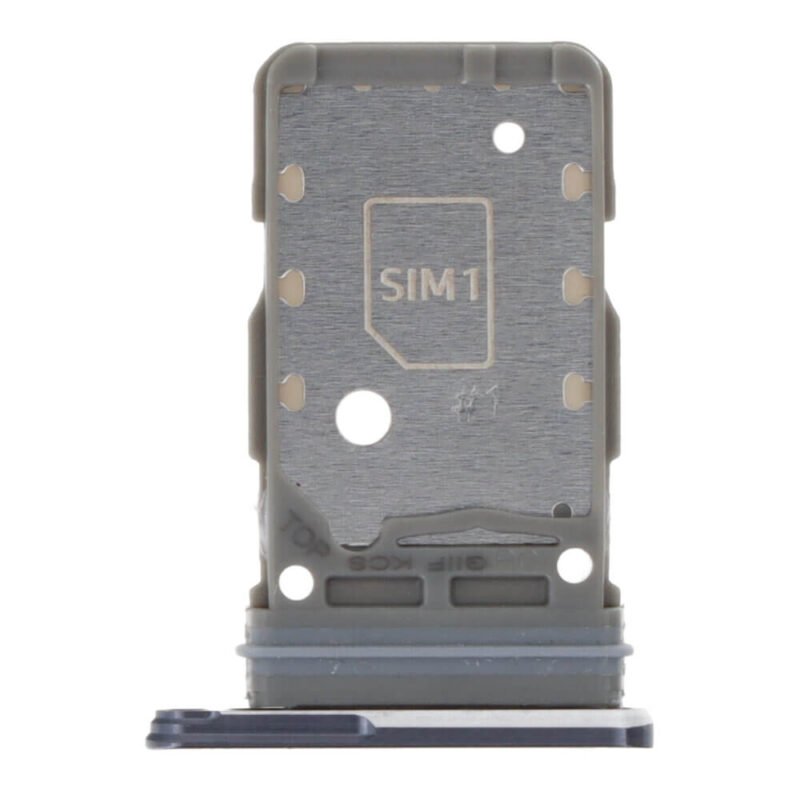 SIM kortelės dėklas, laikiklis skirtas Samsung Galaxy S21 Ultra 5G - Dual Card Version - Gray