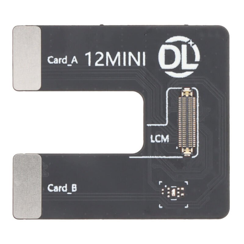 DL 400 ekrano ir lietimui jautraus stikliuko terstavimo kabelis skirtas iPhone 12 Mini