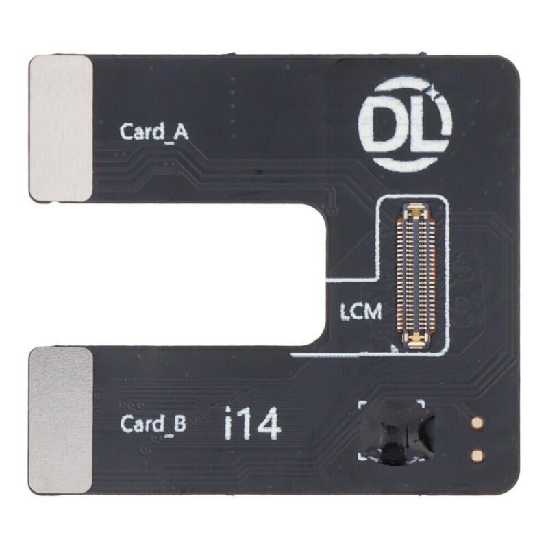 DL 400 ekrano ir lietimui jautraus stikliuko terstavimo kabelis skirtas iPhone 14