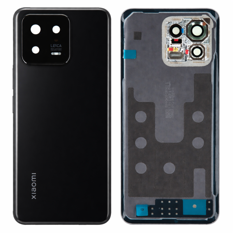 Galinis dangtelis skirtas Xiaomi 13 - Juodas - Service Pack