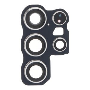 Galinės kameros stikliukas su rėmu skirtas Samsung Galaxy S24 Ultra - Black - OEM