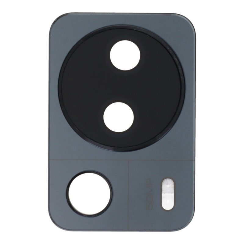 Galinės kameros stikliukas su rėmu skirtas Xiaomi 13 Lite – Juodas – OEM