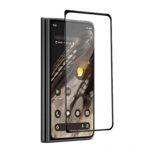 Pilno padengimo apsauginis stikliukas skirtas Google Pixel Fold – Juodas