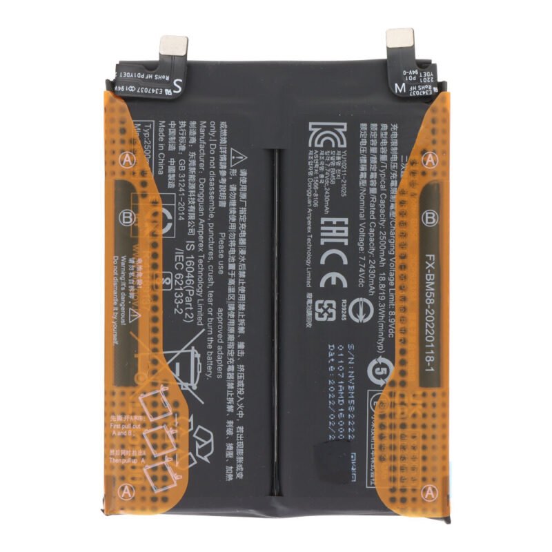 Baterija BM58 skirta Xiaomi 11T Pro 5G - 5000mAh - Service Pack