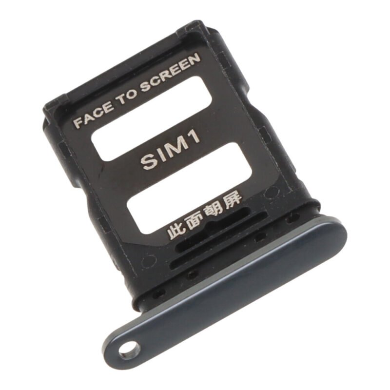 SIM kortelės dėklas skirtas Xiaomi 14 - Dual Card versija - Juodas - OEM