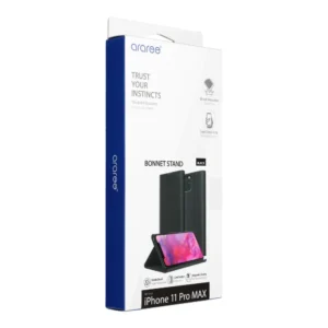 Dėklas ARAREE Bonnet Stand Case skirtas iPhone 11 Pro Max – Black