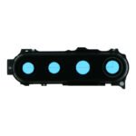 Kameros stikliukas su rėmu skirtas Xiaomi Redmi Note 8/Note 8T/Note 8 2021 – Juodas