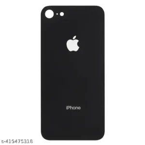 Galinis dangtelis skirtas iPhone SE 2020, SE 2022 - EU, Large Hole versija – Juodas – OEM