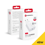 Universalus įkroviklis FORCELL with USB type C socket - 3A 45W PD greitas krovimas 4.0