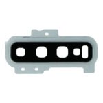 Kameros stikliukas su rėmu skirtas Samsung Galaxy S10 Plus - Baltas - OEM