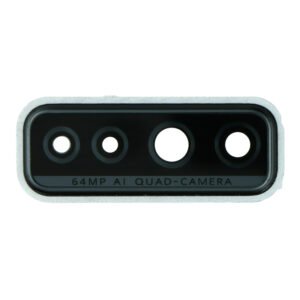 Kameros stikliukas su rėmu skirtas Huawei P40 Lite 5G - Juodas - OEM