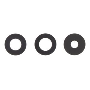 Kameros stikliukas skirtas Samsung Galaxy A35 - Juodas - 3vnt - Lens Only - OEM