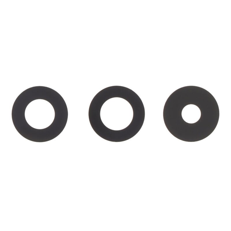 Kameros stikliukas skirtas Samsung Galaxy A35 - Juodas - 3vnt - Lens Only - OEM