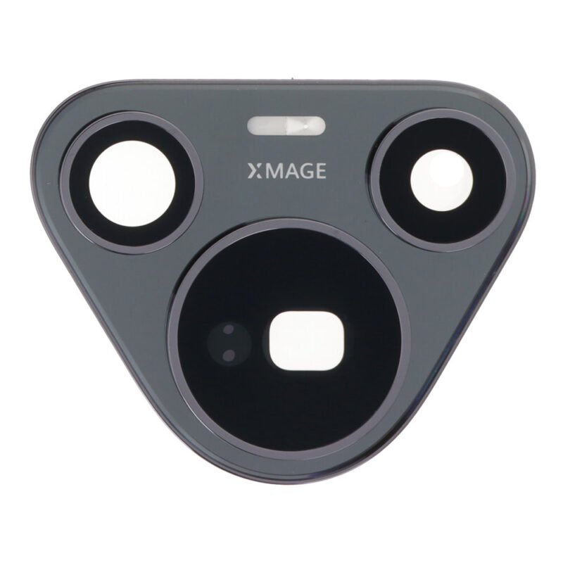 Kameros stikliukas su rėmu skirtas Huawei Pura 70 Pro - Juodas - OEM