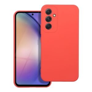 Dėklas Silicone Case skirtas Samsung Galaxy A54 5G - Peach
