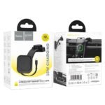 Magnetinis AUTO laikiklis HOCO MagSafe HW24 USB-C tvirtinamas ant prietaisų skydelio - Juodas