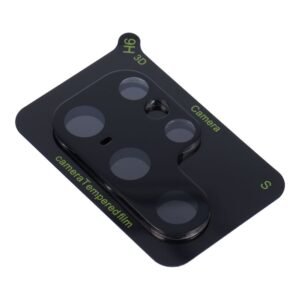 Kameros apsauginis stikliukas skirtas Samsung Galaxy S23 Ultra – 5D Full Glue Tempered Glass - Juodas