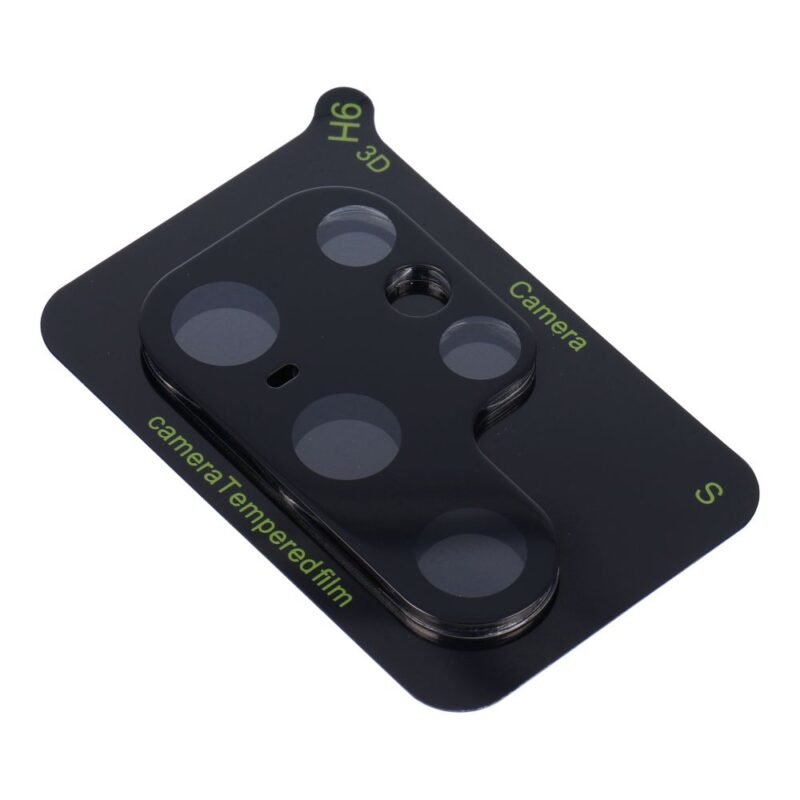 Kameros apsauginis stikliukas skirtas Samsung Galaxy S23 Ultra – 5D Full Glue Tempered Glass - Juodas