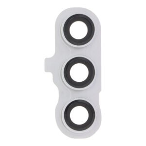 Kameros stikliukas su rėmu skirtas Samsung Galaxy S23 FE - Silver - OEM