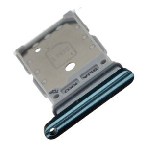 SIM kortelės dėklas, laikiklis skirtas Samsung Galaxy S22 5G, S22 Plus 5G - Dual Card Version - Green - Service Pack