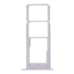 SIM kortelės dėklas, laikiklis skirtas Samsung Galaxy A14 5G A146 - Dual Card Version - Sidabrinis - OEM