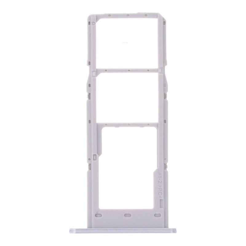 SIM kortelės dėklas, laikiklis skirtas Samsung Galaxy A14 5G A146 - Dual Card Version - Sidabrinis - OEM