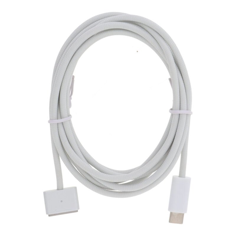 Type-C to USB krovimo kabelis MagSafe3 T-Style 5Pin - Baltas - 2M