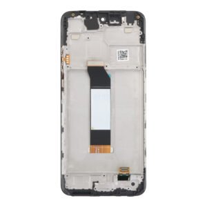 Ekranas su rėmu skirtas Xiaomi Redmi Note 10 5G, Poco M3 Pro 5G - Juodas - OEM