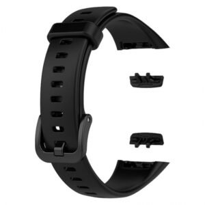 Apyrankė, dirželis skirtas Huawei Honor Band 6 – Silikoninis – Juodas