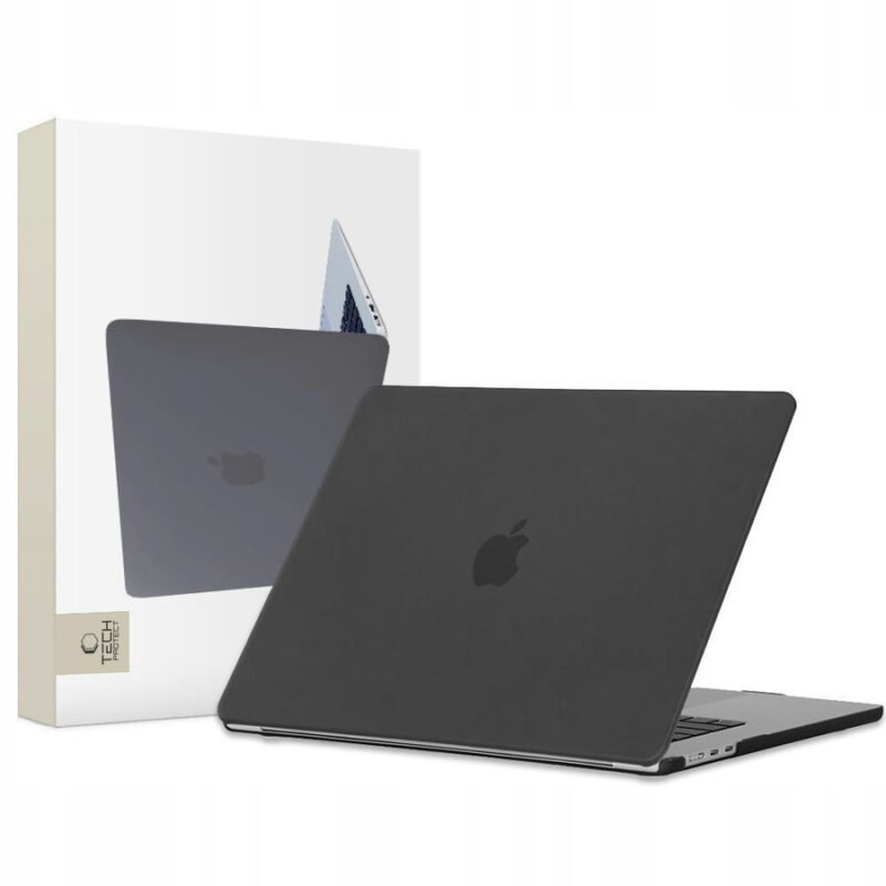 Dėklas Tech-Protect SmartShell skirtas Macbook AIR 13 2018-2020 - Matte Black