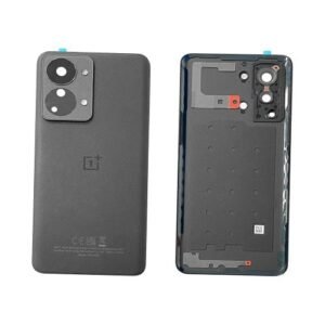 Galinis dangtelis su kameros stikliuku skirtas OnePlus Nord 2T 5G CPH2399 - Juodas - OEM