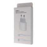 Įkroviklis 20W Type-C su Type-C to Lightning USB kabeliu 1M skirtas Apple - EU - Baltas