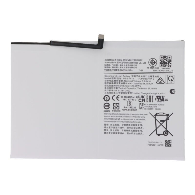 Baterija WT-S-W11 skirta Samsung Galaxy Tab A9 Plus X210/X215/X216 OEM - 7040mAh - Service pack