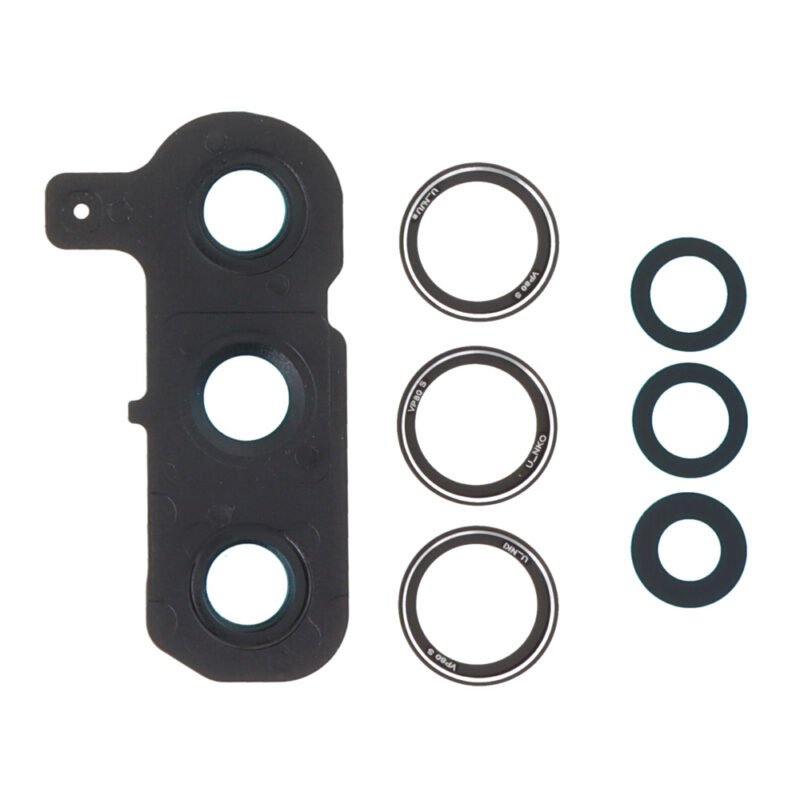 Kameros stikliukas su rėmu skirtas Samsung Galaxy S25 Plus - Juodas - OEM