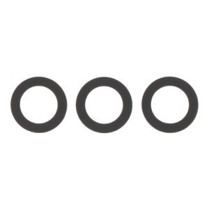 Kameros stikliukas skirtas Samsung Galaxy S25 - Juodas - 3vnt - OEM