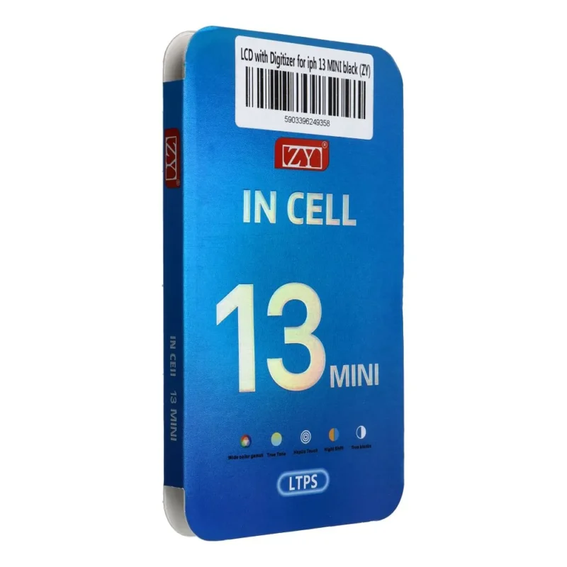 Ekranas skirtas iPhone 13 mini - Juodas - ZY Incell