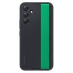 Dėklas Samsung EF-XA546CBEGWW ETUI skirtas Samsung Galaxy A54 5G A546 - Juodas - Žalia juosta